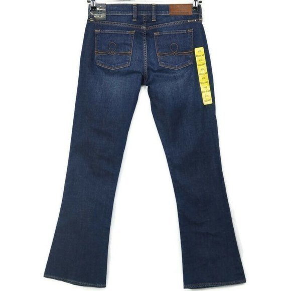 Lucky Brand Sofia Boot Cut Jeans Stretch Dark 6 28 x‎ 32 Regular - Picture 1 of 12